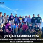 Keseruan Jelajahi Pesona Alam Gunung Tambora Bersama Pjs Bupati Nelly.