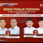 Debat Terbuka Pertama Cabup Dan Cawabup Dompu Dalam Penyampain Visi-Misi Dan Program Kerja.