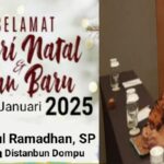 Kepala Distanbun Dompu, Syahrul Ramadhan, SP Ucapan Selamat Hari Natal Dan Tahun Baru 2025